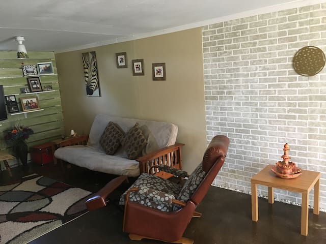 Finished basement two blocks from town square