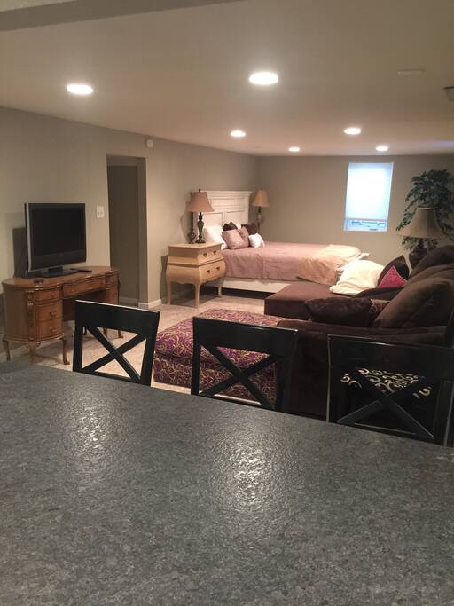 Basement open living space