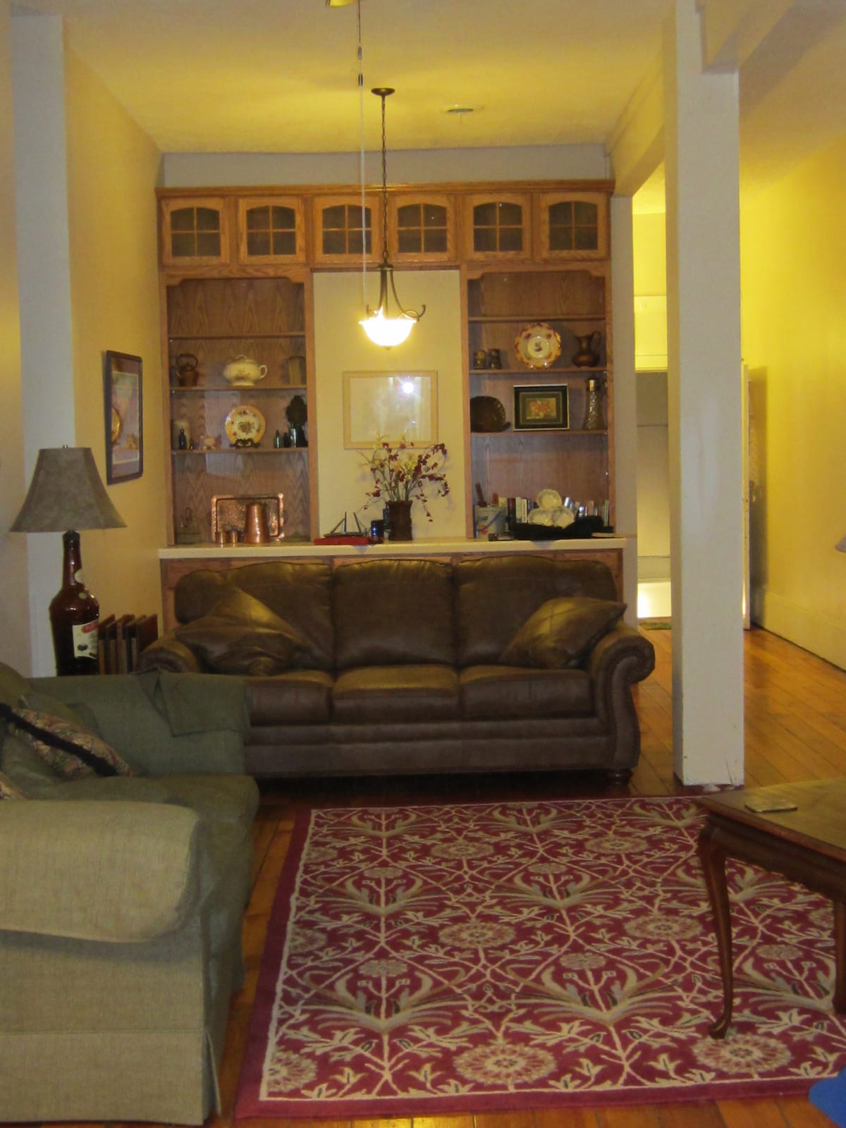 Obývačka s rozkladacou pohovkou