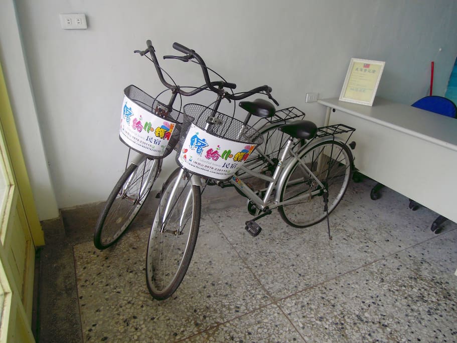 免費提供自行車,歡迎體驗鄉間小路