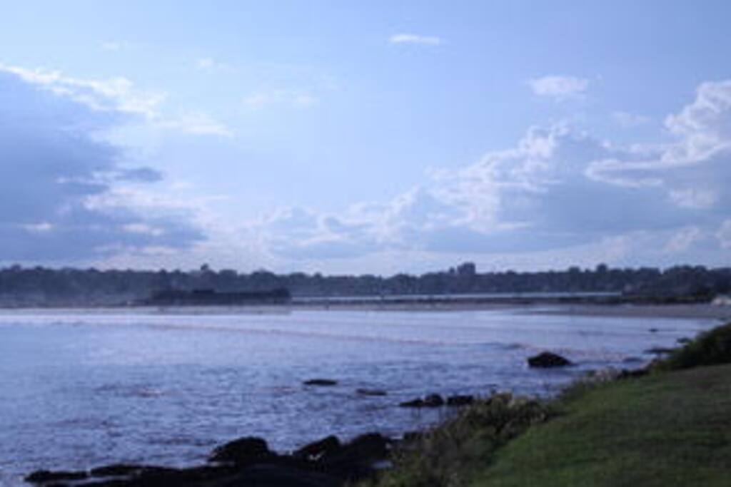 View of First Beach from the front yard