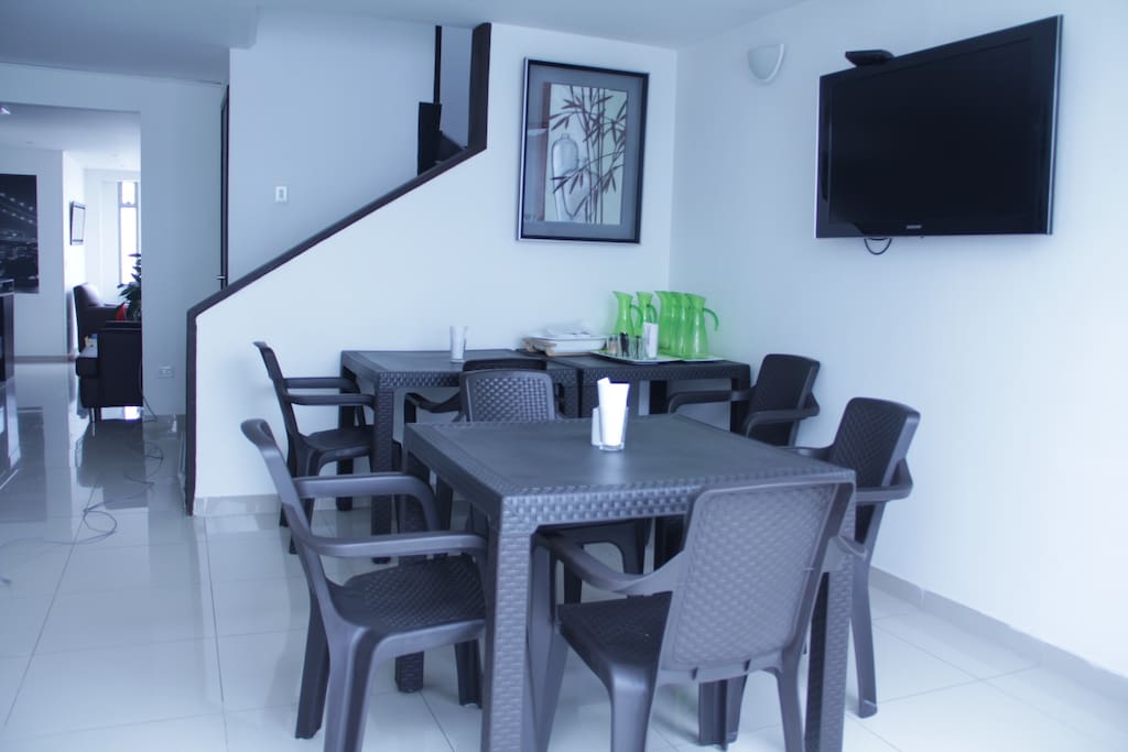 Area de comida compartida
