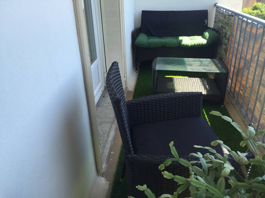 Balcon privée aménagé