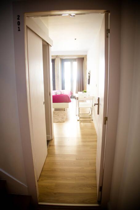 Entrance to the room