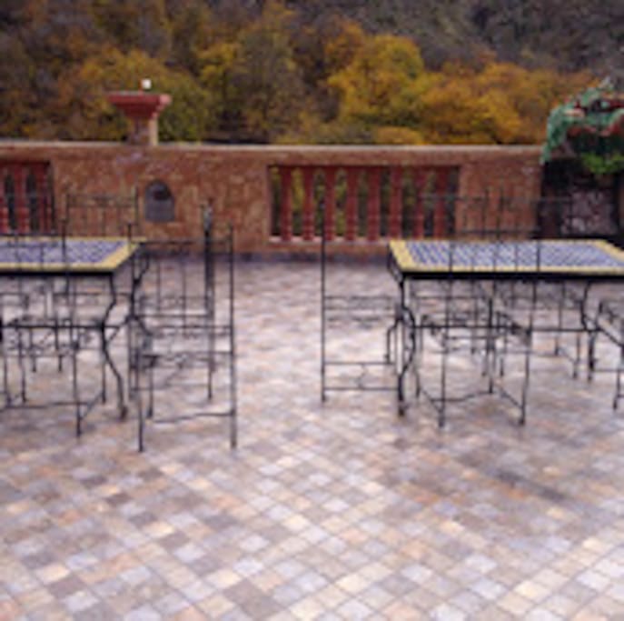 The sun terrace