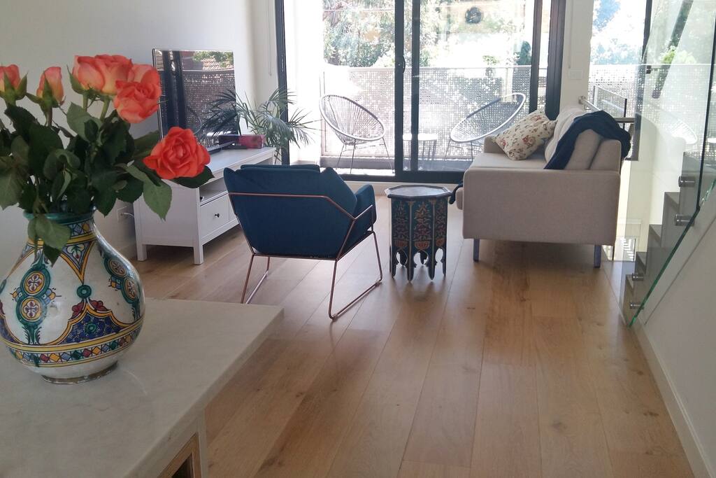 Spacious and light.