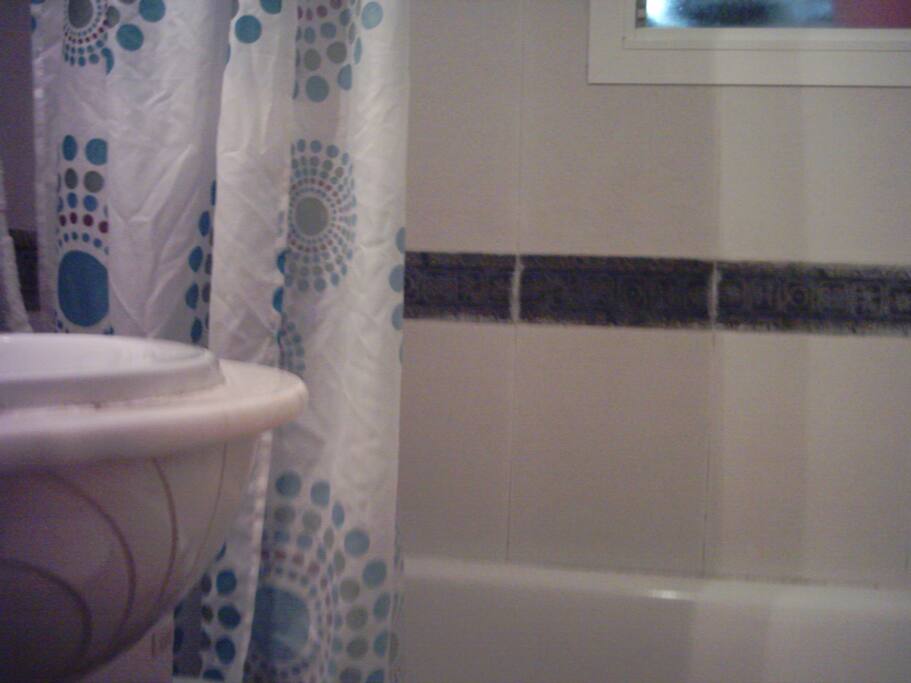 Bañera con ducha