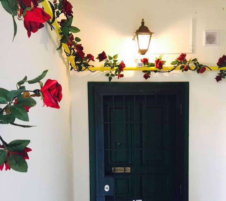 The unit door