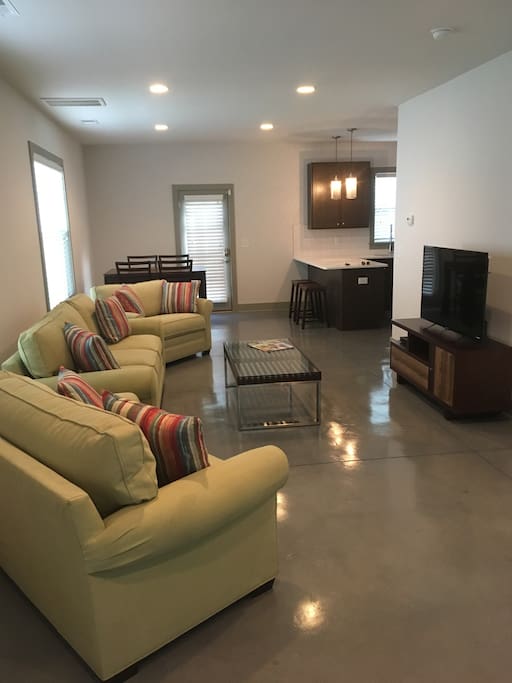 Living room as you enter the house