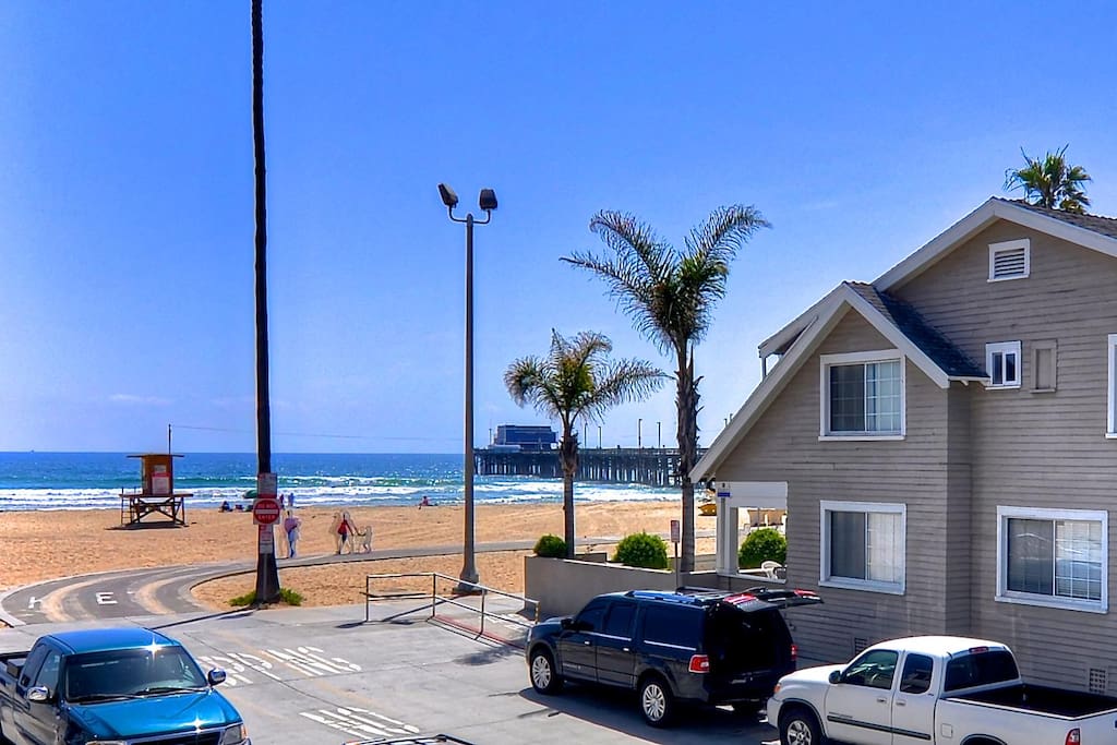 Actual view from this unit. Steps to the Beach!!