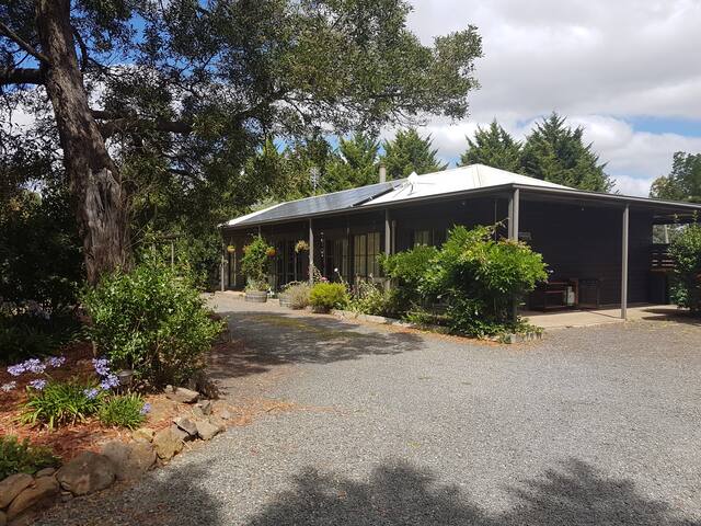 Rustic Mud Brick Country Home With Gardens.