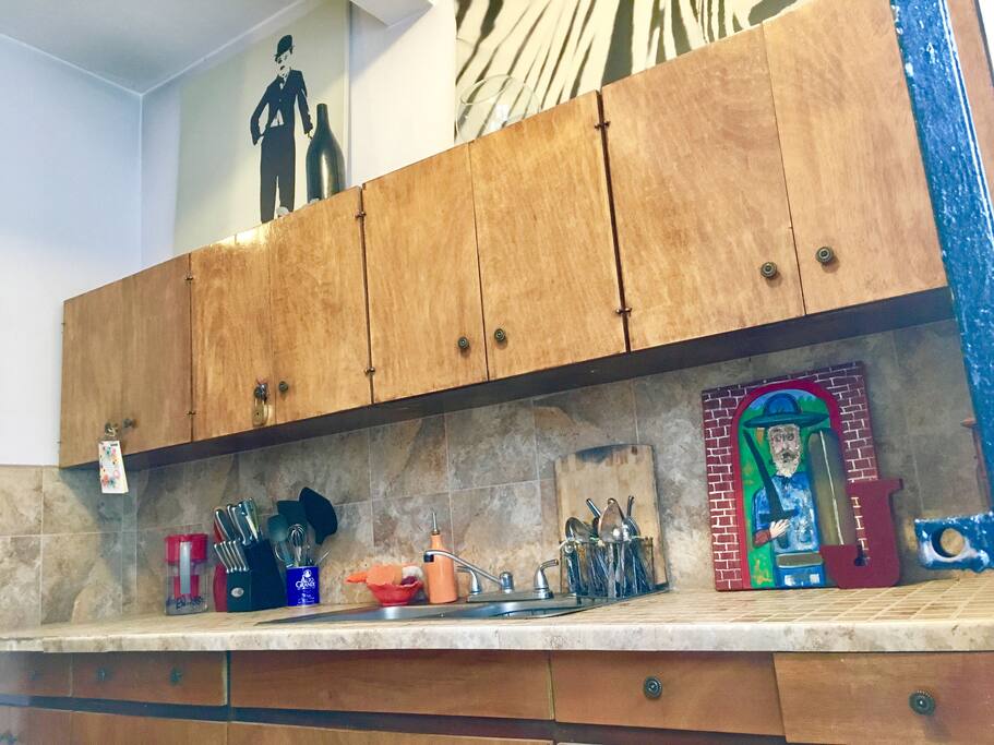 Lot's of cooking space and tones of cooking tools.