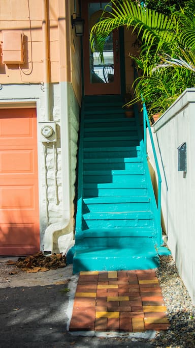 Steps away from serenity