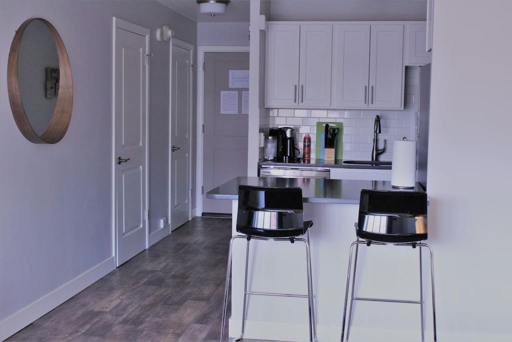 Here's what you'll see when you walk in. well...from the other way.