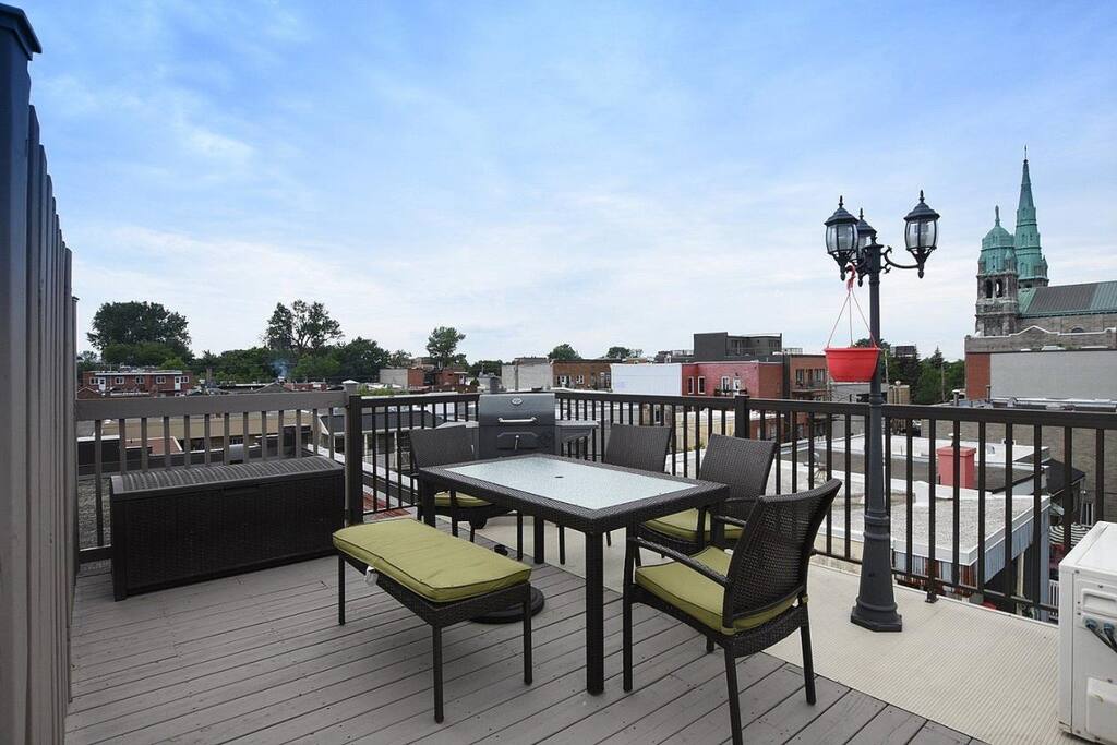 Private terrasse