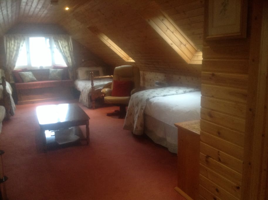 Studio room for two or three people
