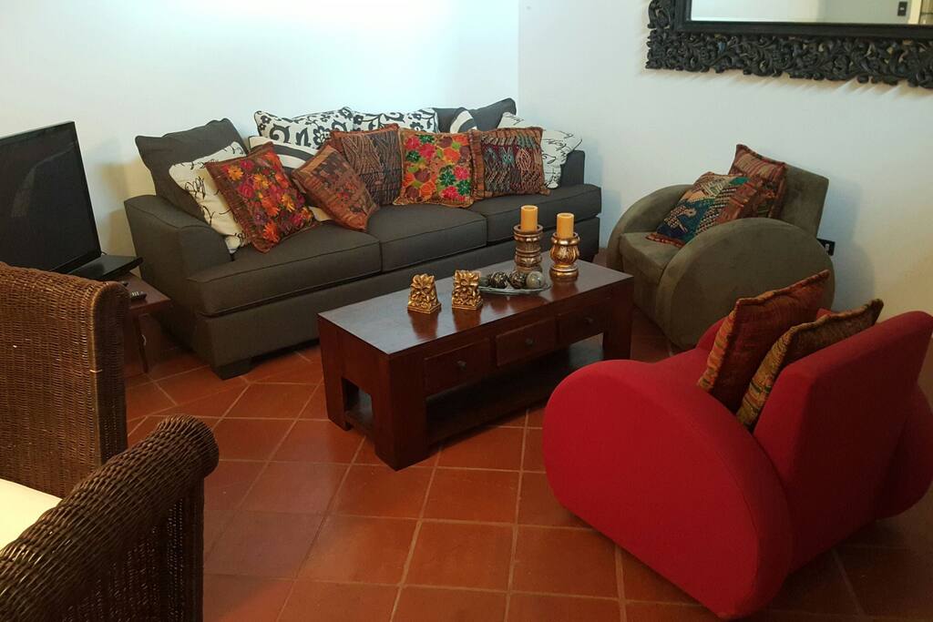 The living room