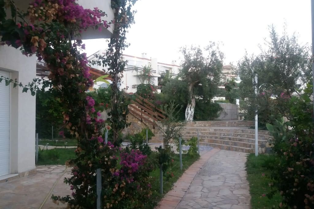 The area in the front of the condo