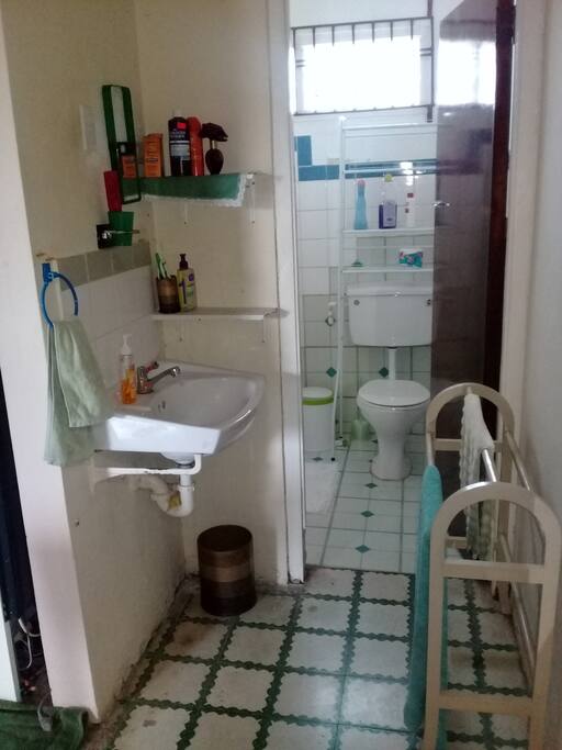 clean and bright toilet & bath
