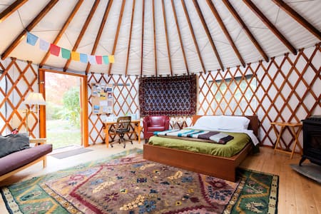 The 36th Street Urban Yurt, in Large Garden Oasis