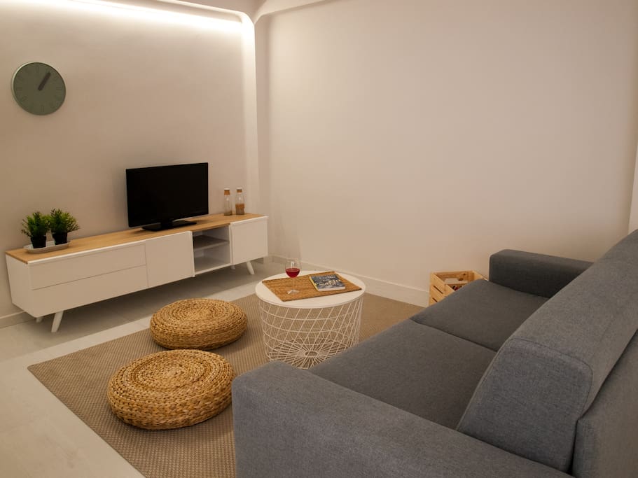 Detalle de la zona de estar.
Details in the living room.