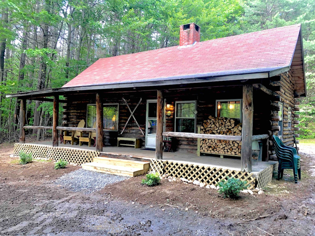 Log Cabin Near Stratton/Mt Snow Cabins for Rent in Wardsboro, Vermont