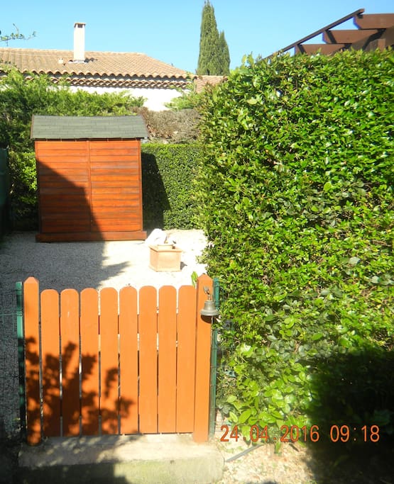 Secluded garden