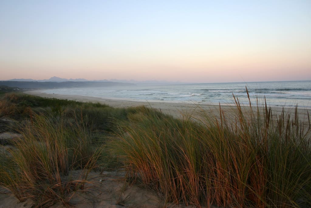 Evening view of Keurbooms Beach