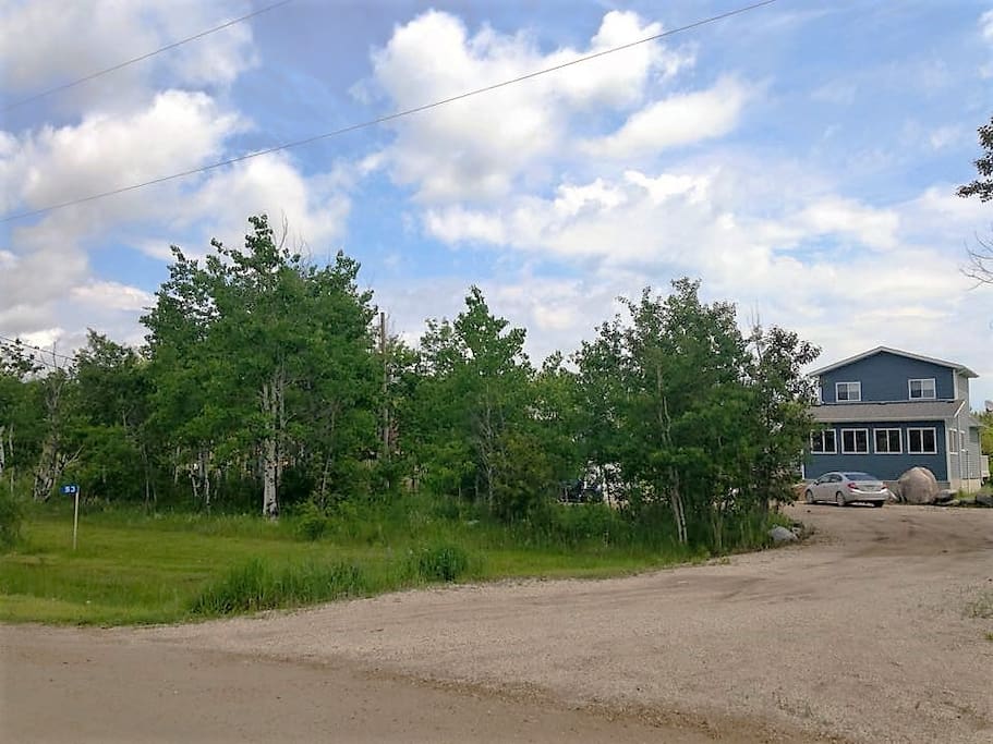 View of home from the road