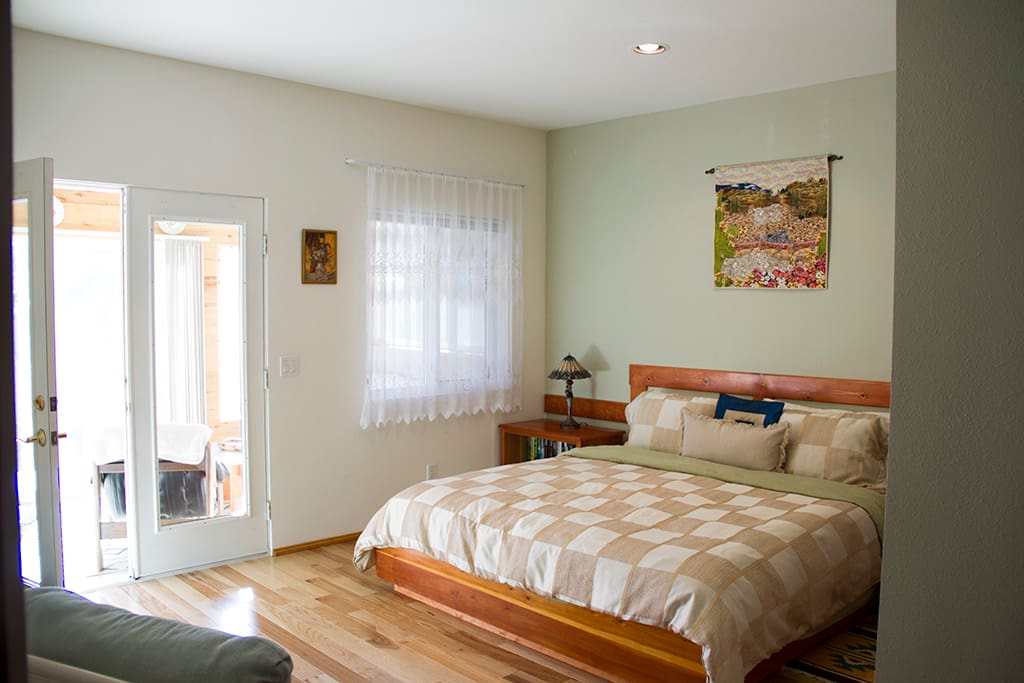 Master suite with king size bed.