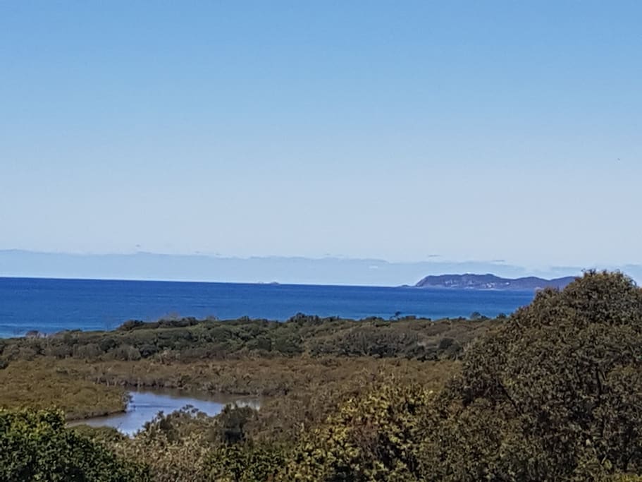 Views to Byron Bay.
