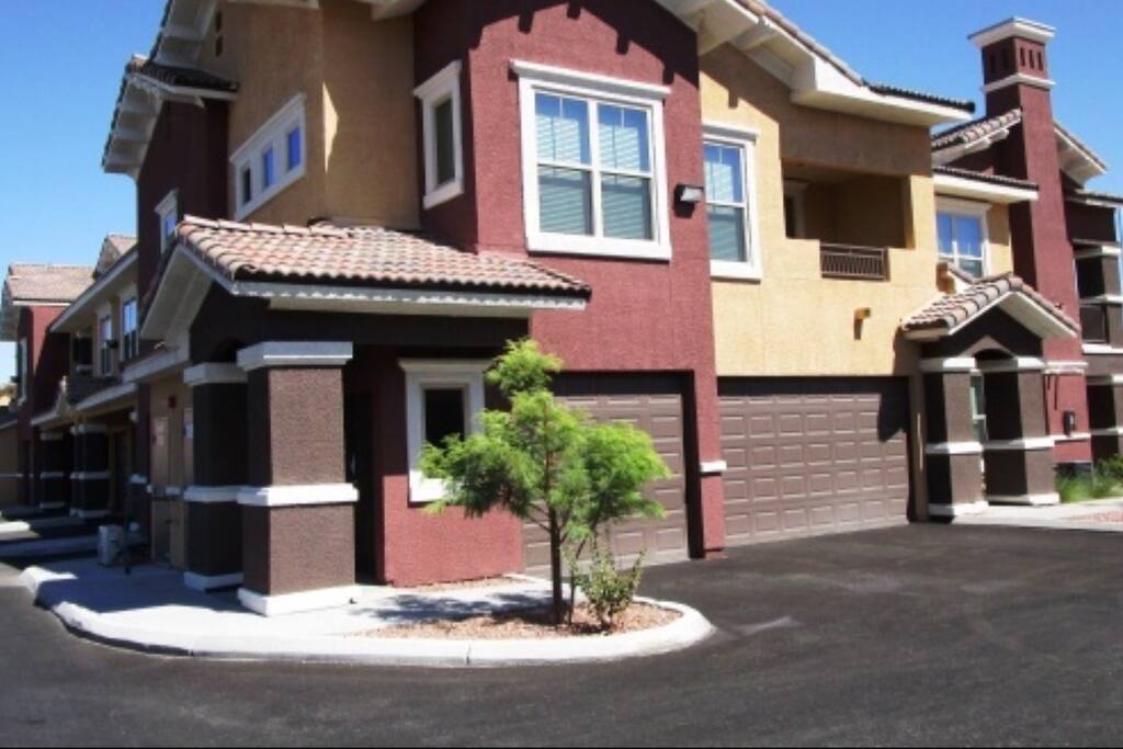 Two level town home with attached garage