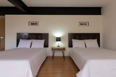 Successful Airbnb property: Beautiful double suite with balcony in álamos 2da Sección