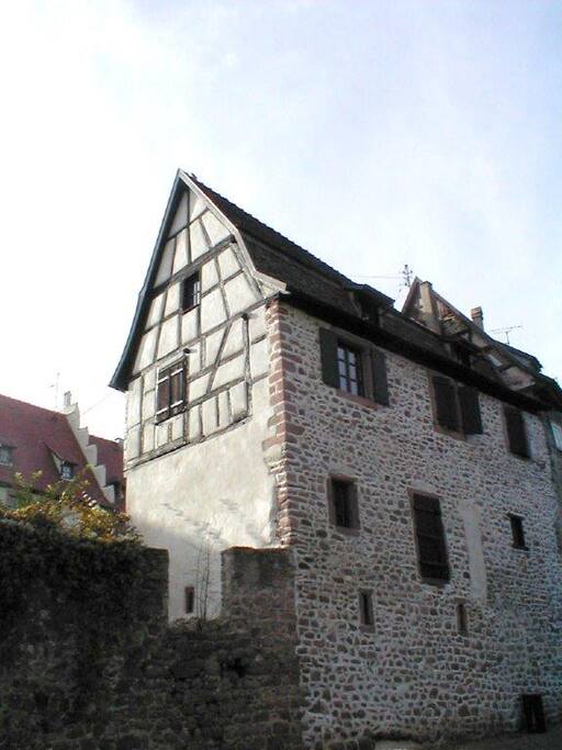 Façade arrière de la maison