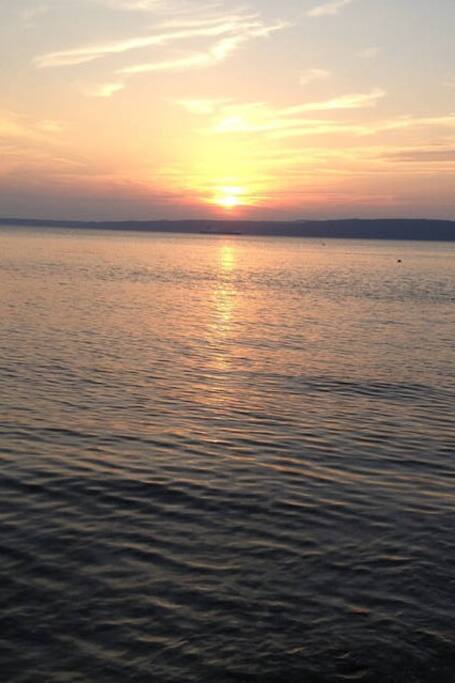 watch the sunset every evening from the balcony, terrace and saloon