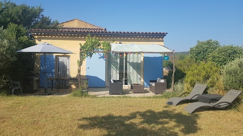Quiet cottage with pool in the 1st organic village