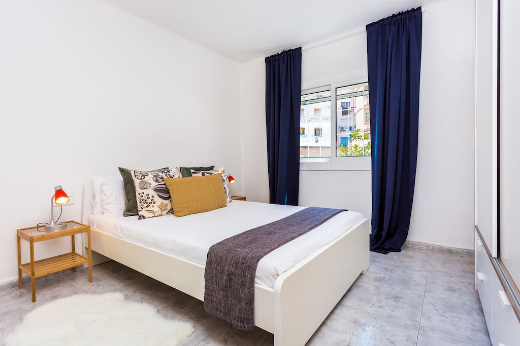 Bedroom 1 with double bed