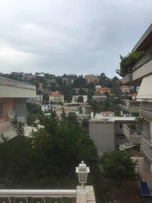 The terrace's open and enjoyable view.
