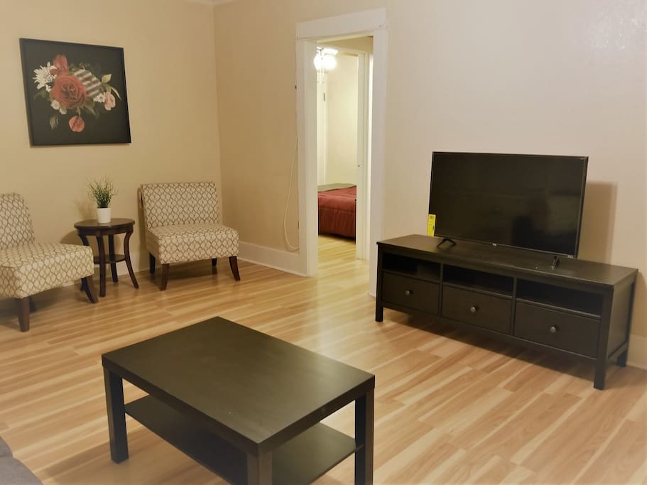 Living area with Entertaining ready-Smart TV