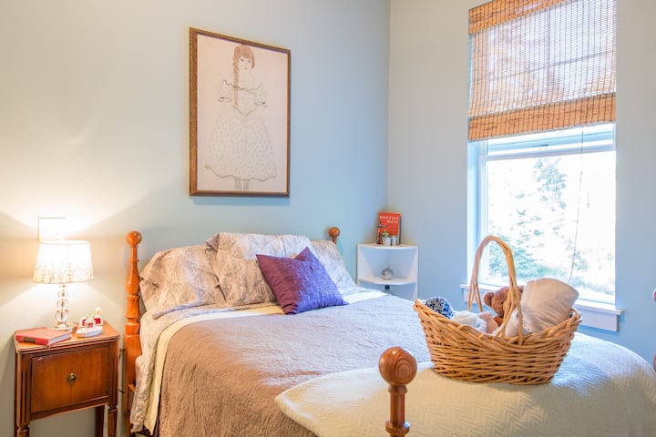 Двойно легло, сводести тавани, изглед към езерото през есента и зимата. Осигурени са чисти спално бельо и кърпи. 