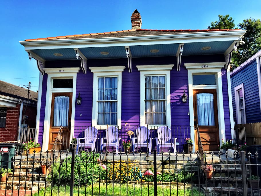 New Uptown Creole Cottage Cottages for Rent in New Orleans, Louisiana