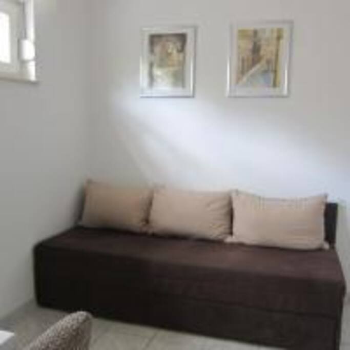 Schlafsofa in der Küche