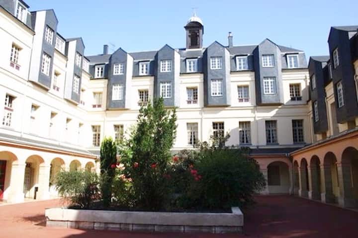 HAVEN of PEACE in the center and tennis court