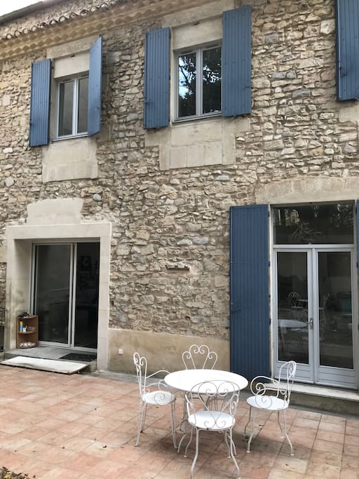 La façade coté jardin