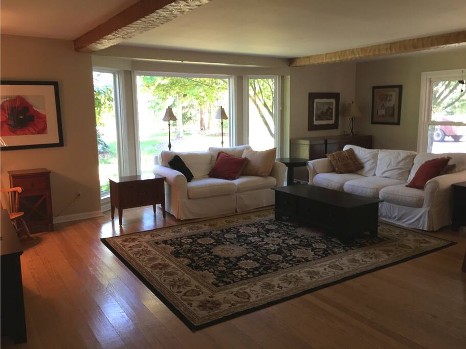Spacious living room.