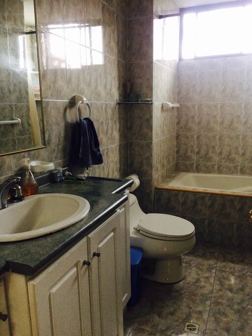 Baño con tina