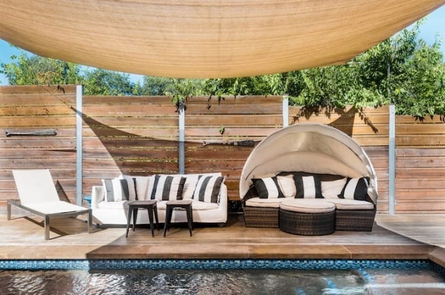 Enjoy Heated Waterfall Pool + Art at SOCO Gallery