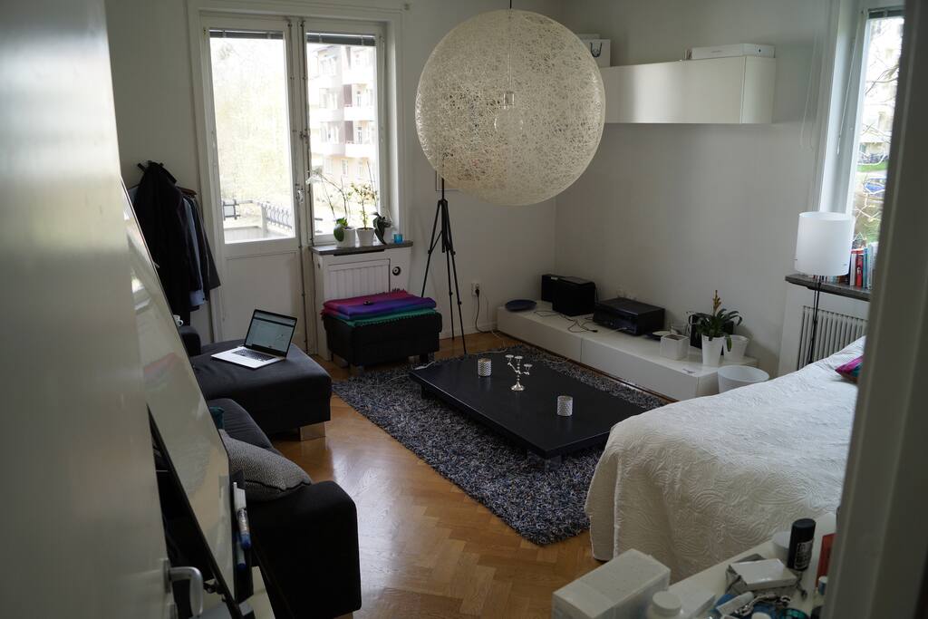 2 windows for a bright room and balcony with after lunch sunbathing