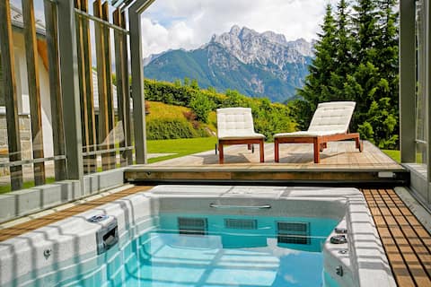 Luxury alpine villa for leisure or active holidays