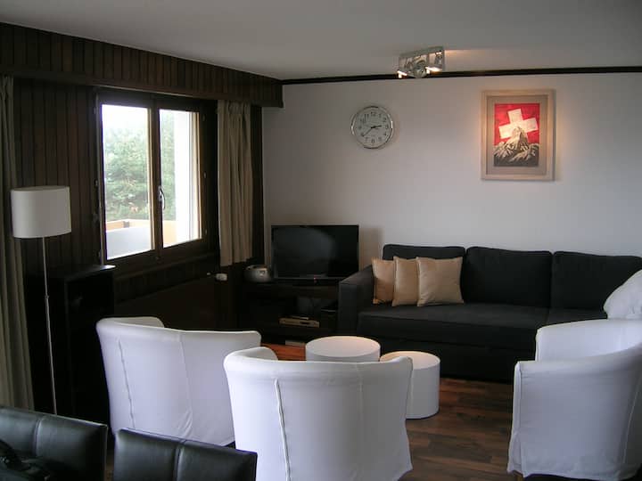 Appartement La Tzoumaz Centre-vue Magnifique-5pers - La Tzoumaz